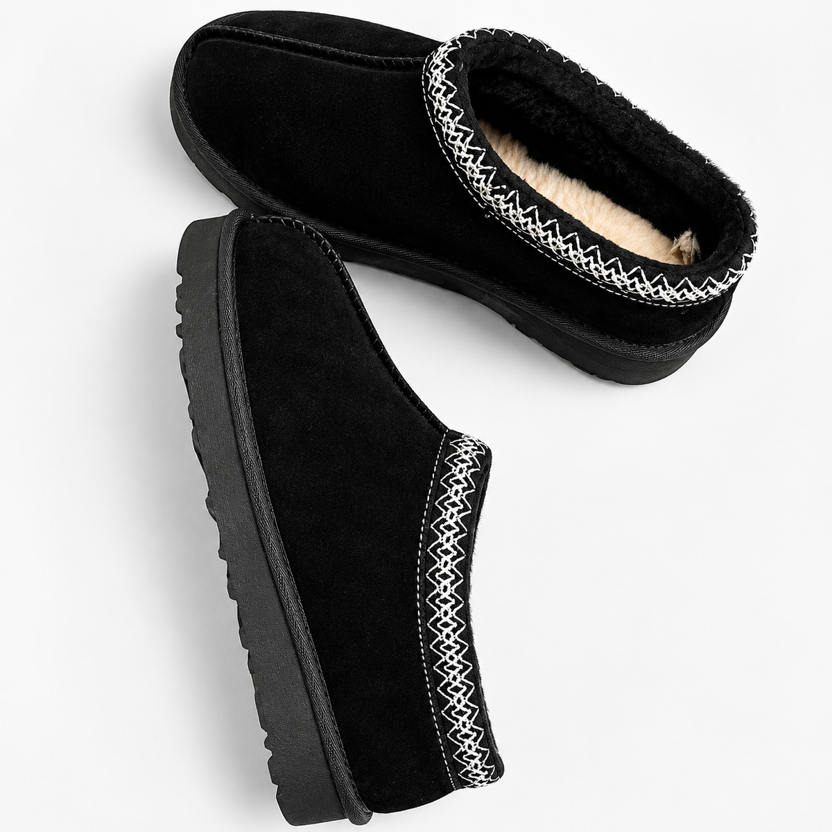 Women's Fur Lined Winter Slippers