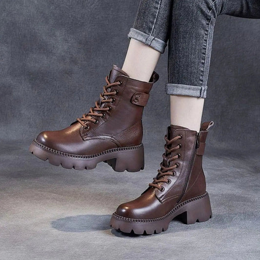 Women's Chunky Platform Ankle Boots