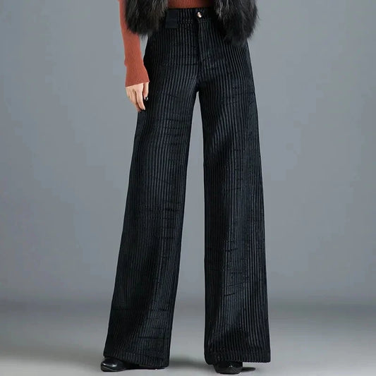 Women's Wide Corduroy Trousers