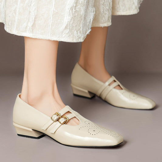 Women's Double Buckle Mary Janes