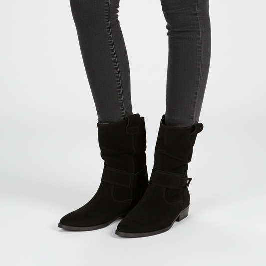 Women's Slouchy Suede Ankle Boots