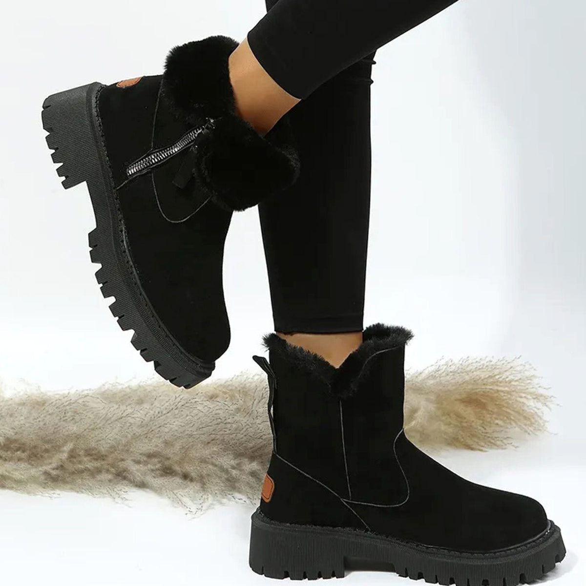 Women's Suede Winter Ankle Boots