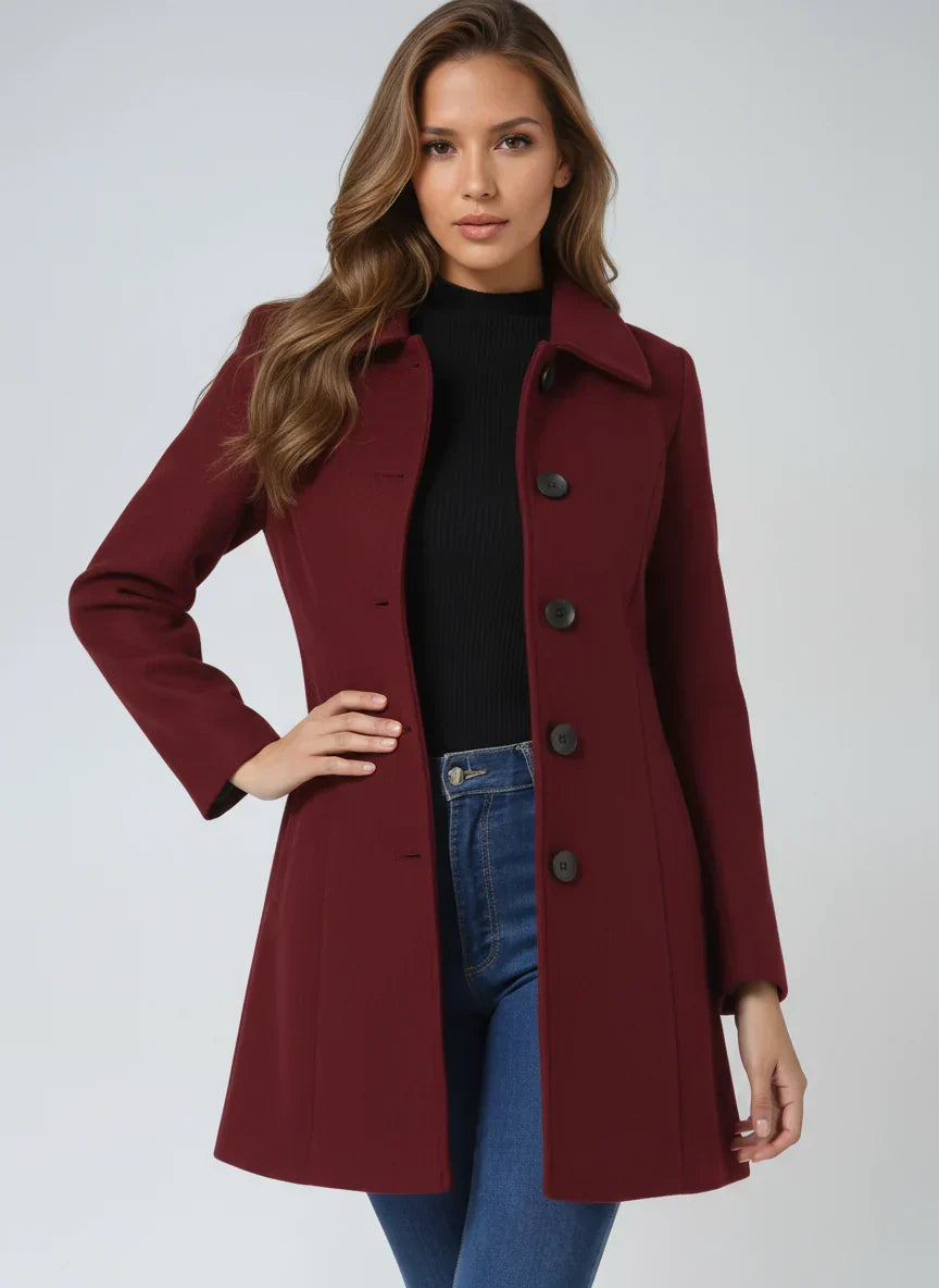Women's Timeless A-Line Wool Coat