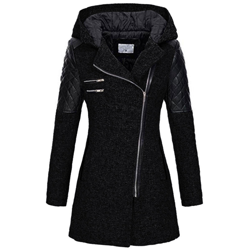 Women's Fitted Hooded Winter Coat