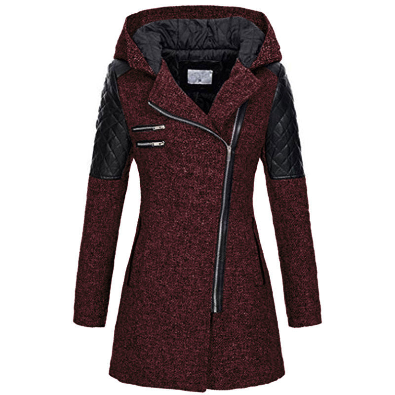Women's Fitted Hooded Winter Coat