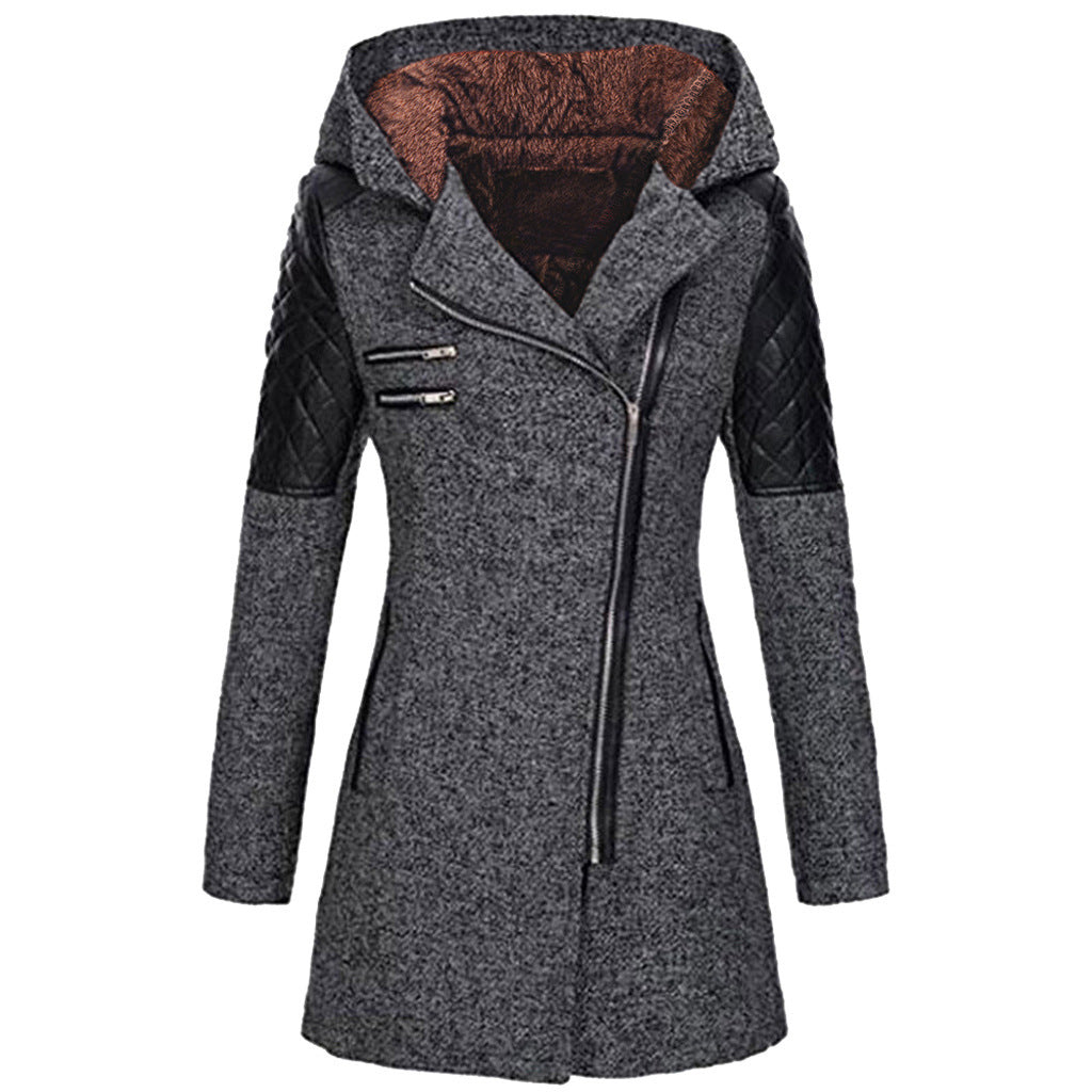 Women's Fitted Hooded Winter Coat