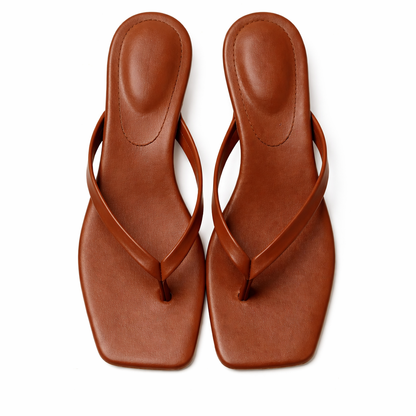 Women's Supportive Heeled Summer Slippers