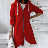 Women's Long Zip Up Hoodie