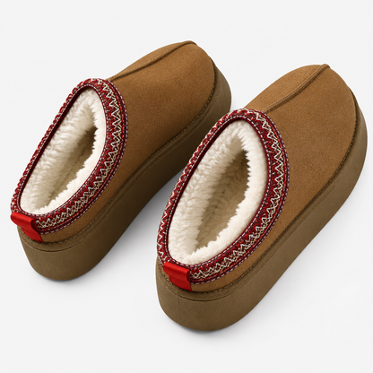 Women's Fur Lined Winter Slippers