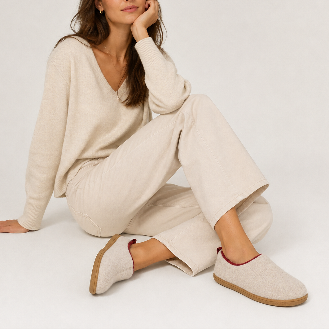 Unisex Fleece Lined Supportive Slippers