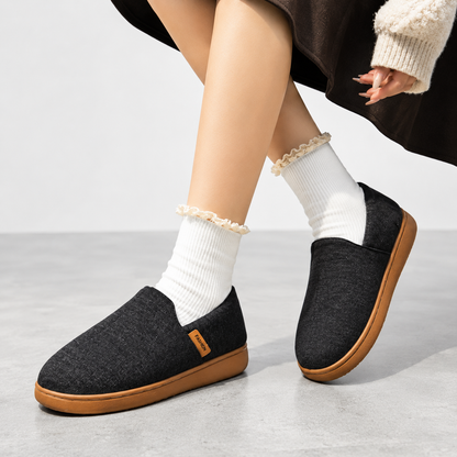 Women's Fleece Cushioned House Slippers