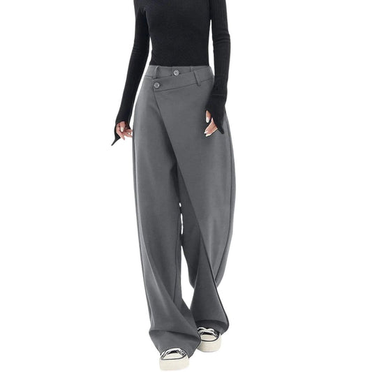 Women's Asymmetric Wide Leg Trousers