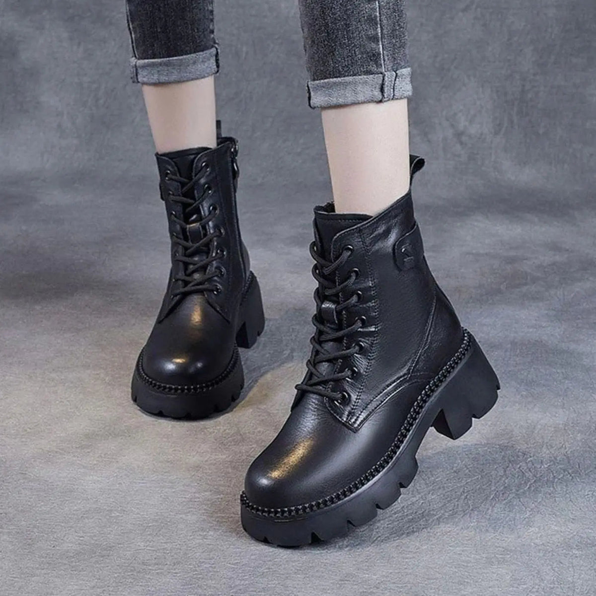 Women's Chunky Platform Ankle Boots