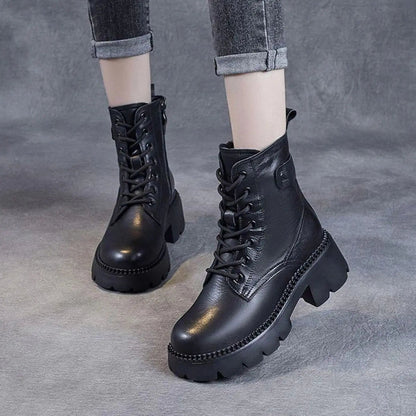 Women's Chunky Platform Ankle Boots