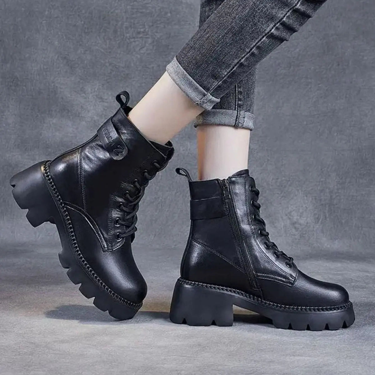 Women's Chunky Platform Ankle Boots