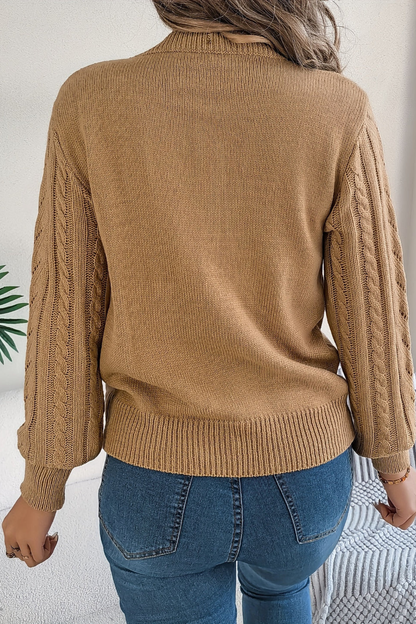 Women's Classic Cable Knit Sweater
