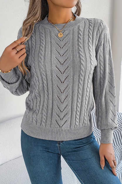 Women's Classic Cable Knit Sweater