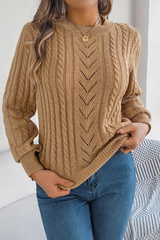 Women's Classic Cable Knit Sweater