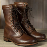 Women's Leather Lace Up Boots