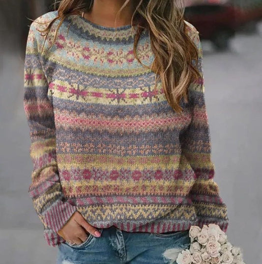 Women's Fair Isle Knit Sweater
