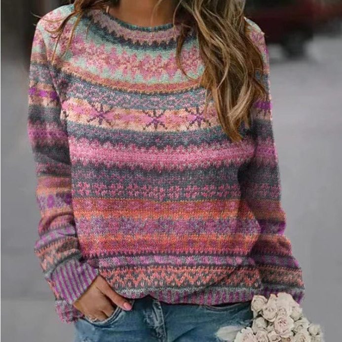 Women's Fair Isle Knit Sweater