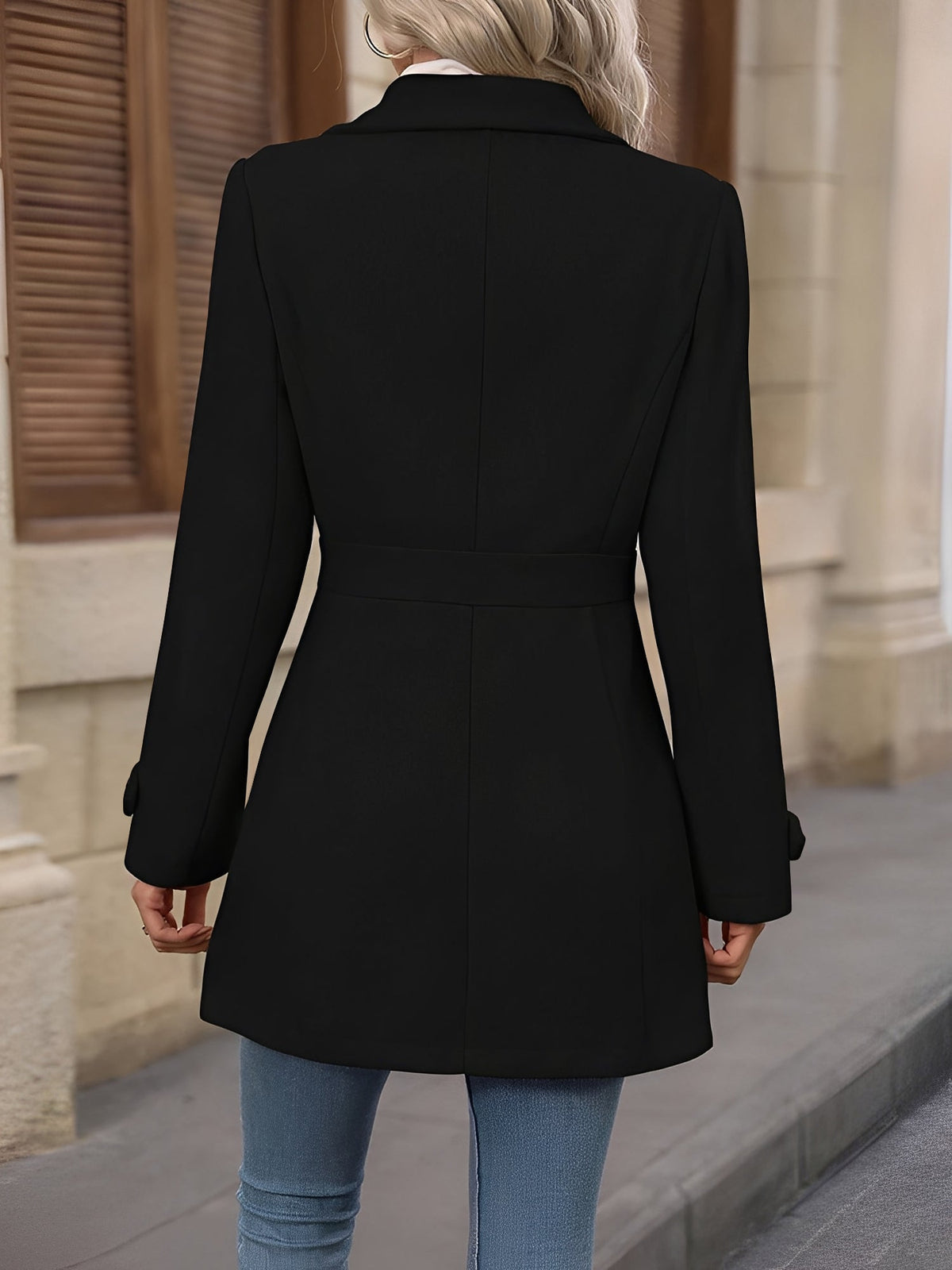 Women's Fitted Double Breasted Trench