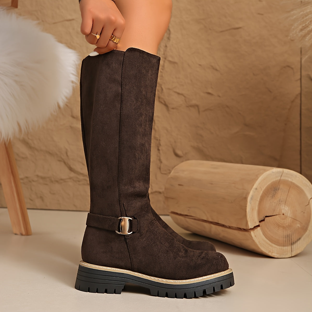 Women's Flat Knee High Boots