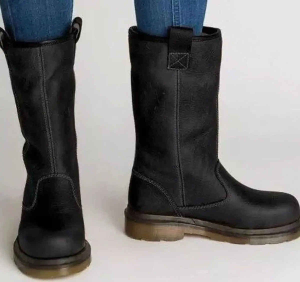 Women's Fleece Lined Leather Boots