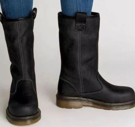 Women's Fleece Lined Leather Boots