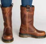 Women's Fleece Lined Leather Boots