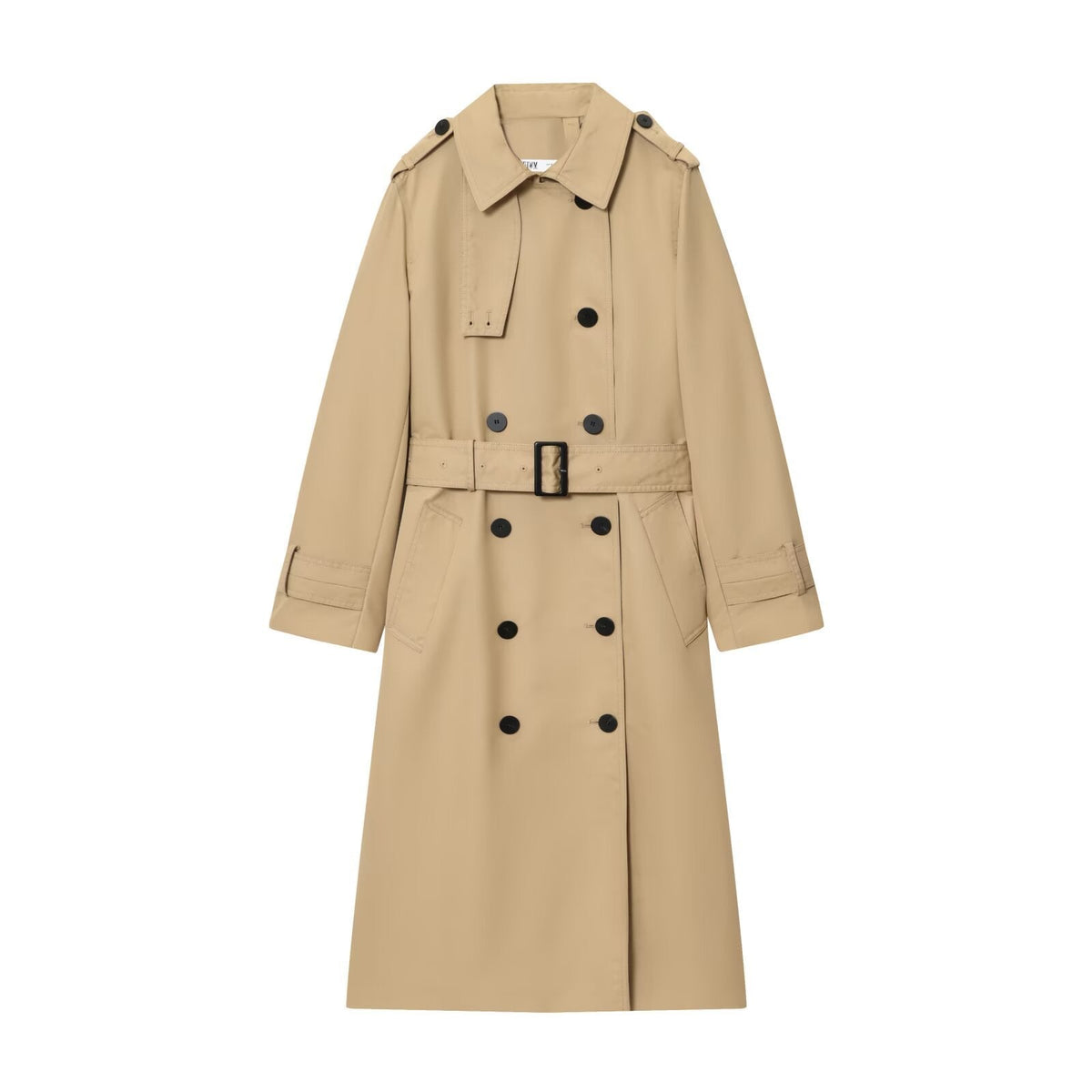 Women's Belted Double Breasted Trench