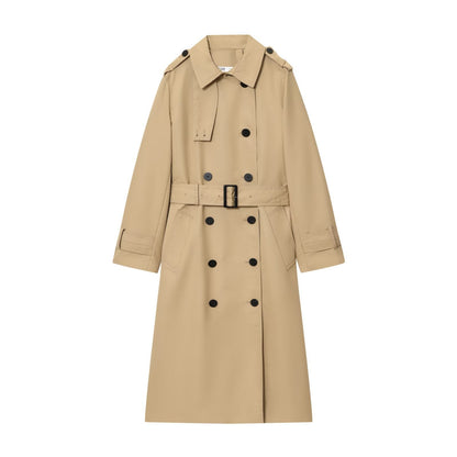 Women's Belted Double Breasted Trench