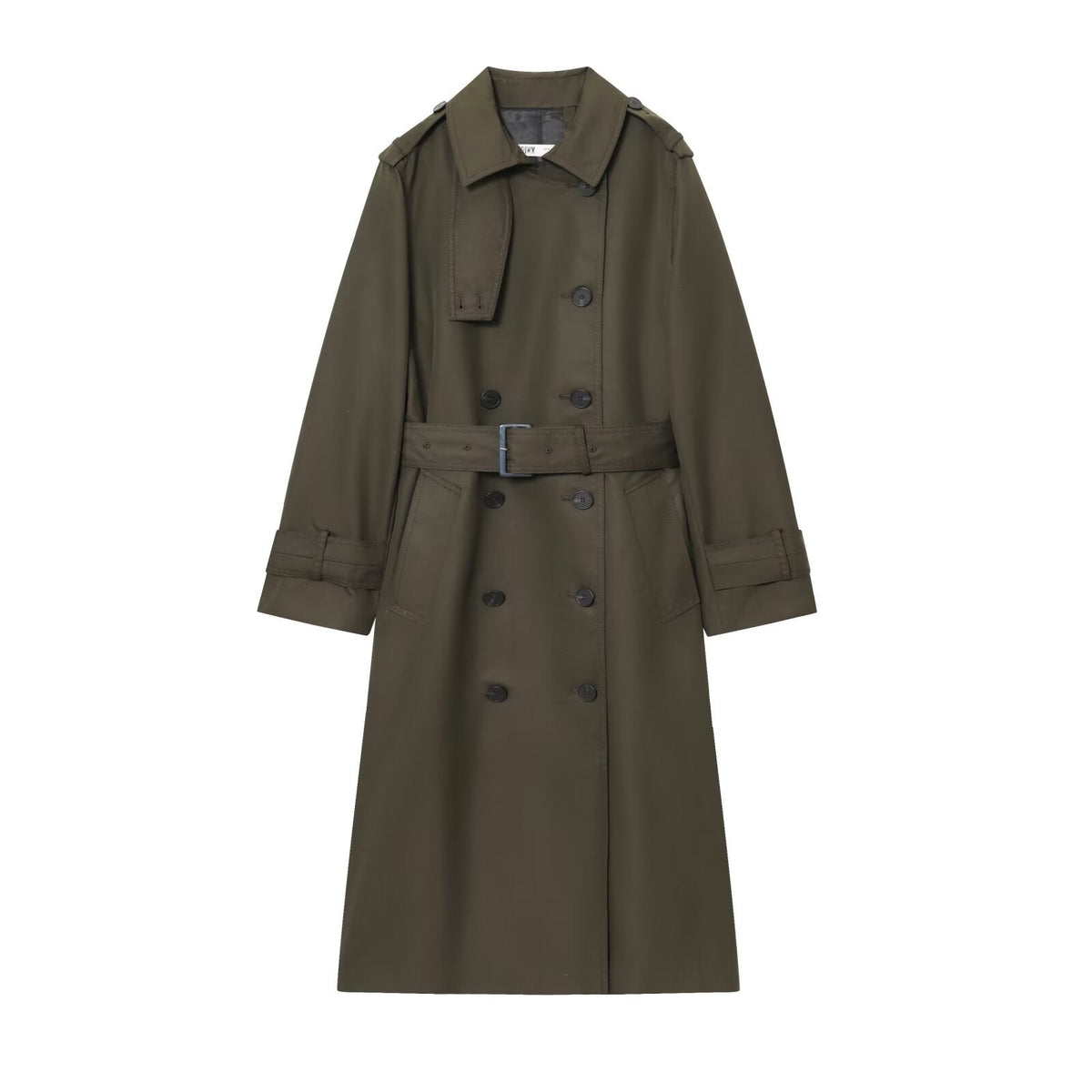 Women's Belted Double Breasted Trench