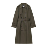 Women's Belted Double Breasted Trench