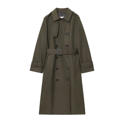 Women's Belted Double Breasted Trench