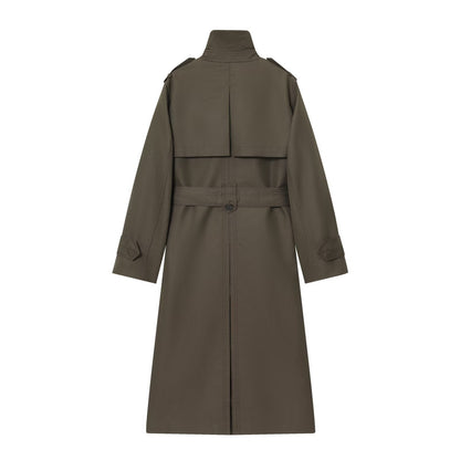 Women's Belted Double Breasted Trench