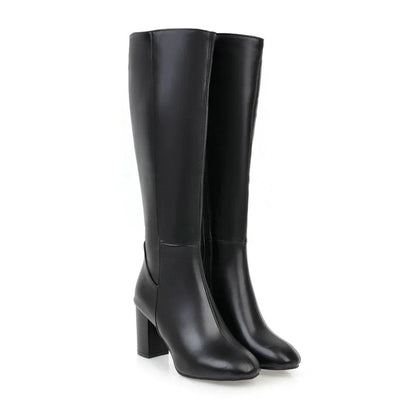 Women's Heeled Knee High Boots