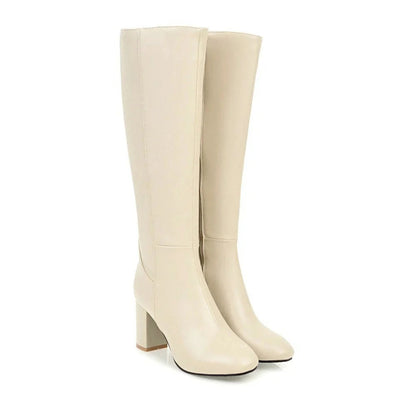 Women's Heeled Knee High Boots