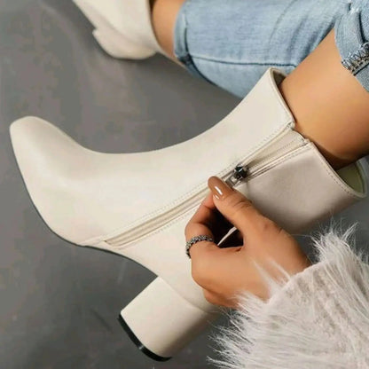 Women's Heel Leather Boots