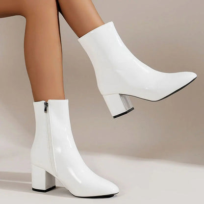 Women's Heel Leather Boots