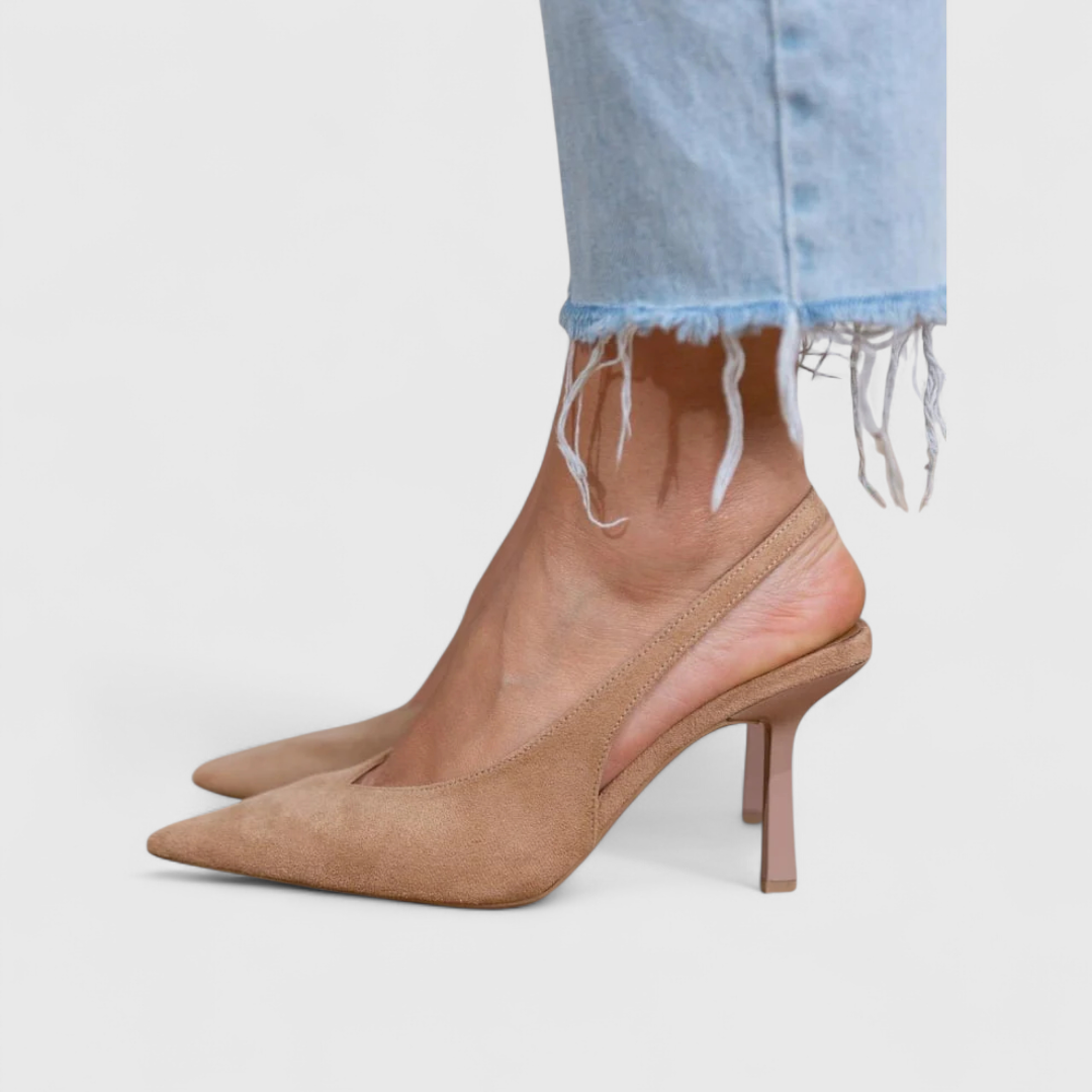 Women's Pointed Slingback Stiletto Heels