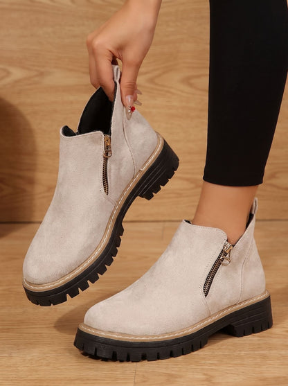 Women's Leopard Print Ankle Boots