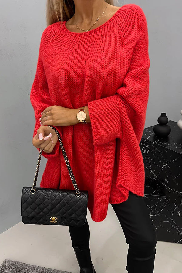 Women's Oversized Cable Knit Sweater