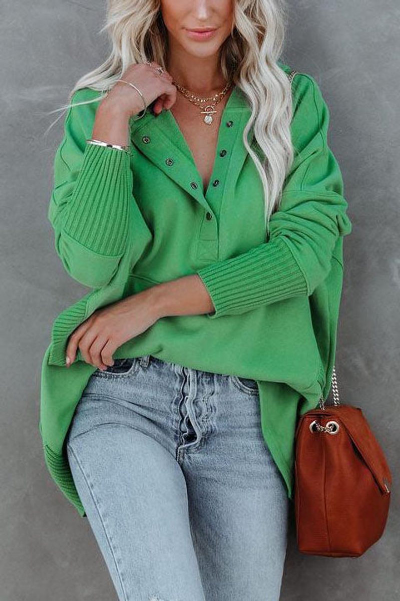 Women's Oversized Snap Front Hoodie