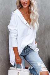 Women's Oversized Snap Front Hoodie