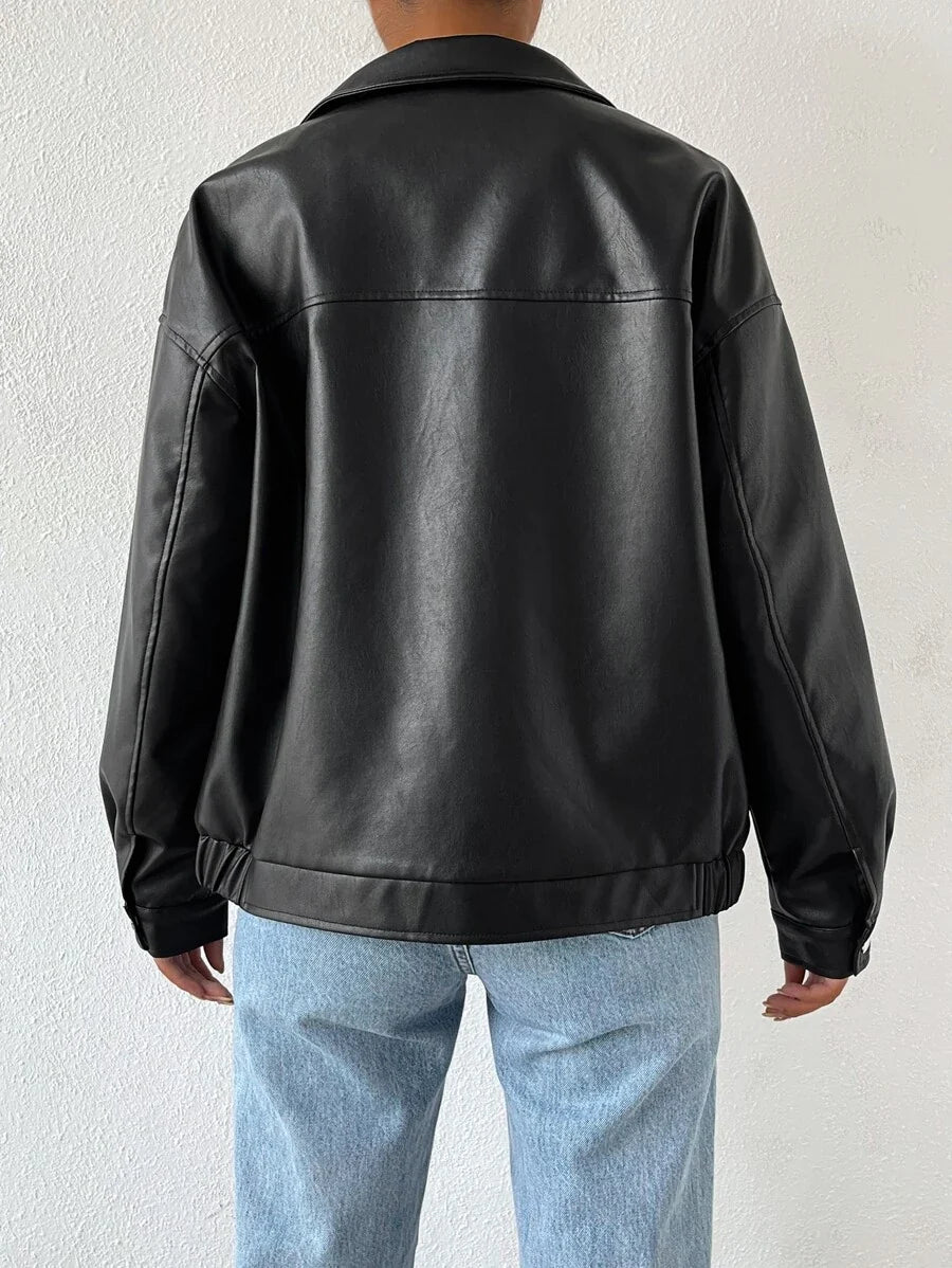 Women's Oversized Drop Shoulder Jacket