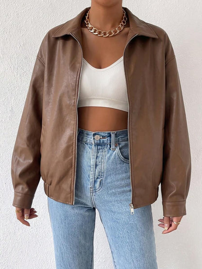 Women's Oversized Drop Shoulder Jacket