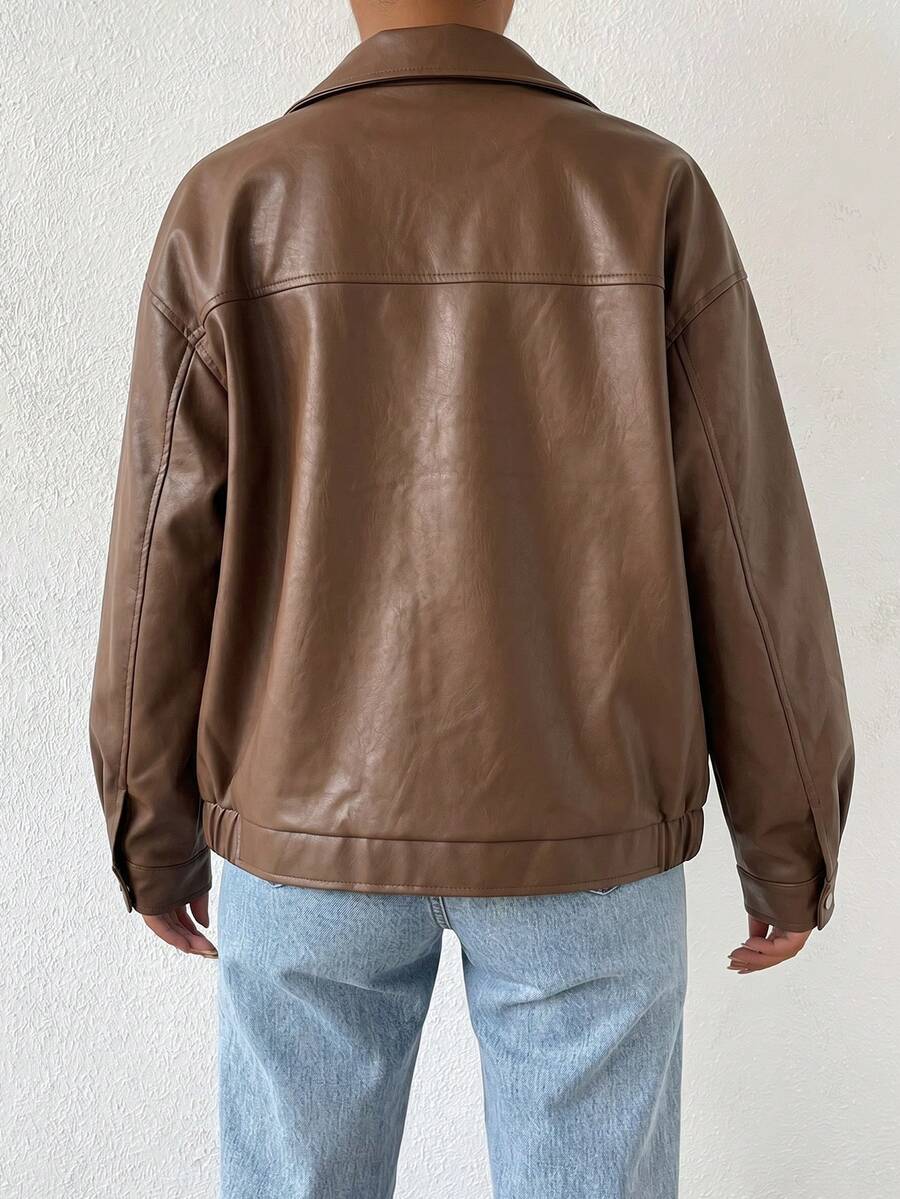 Women's Oversized Drop Shoulder Jacket