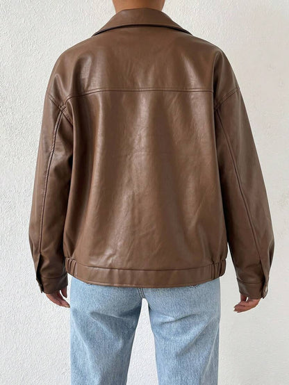 Women's Oversized Drop Shoulder Jacket