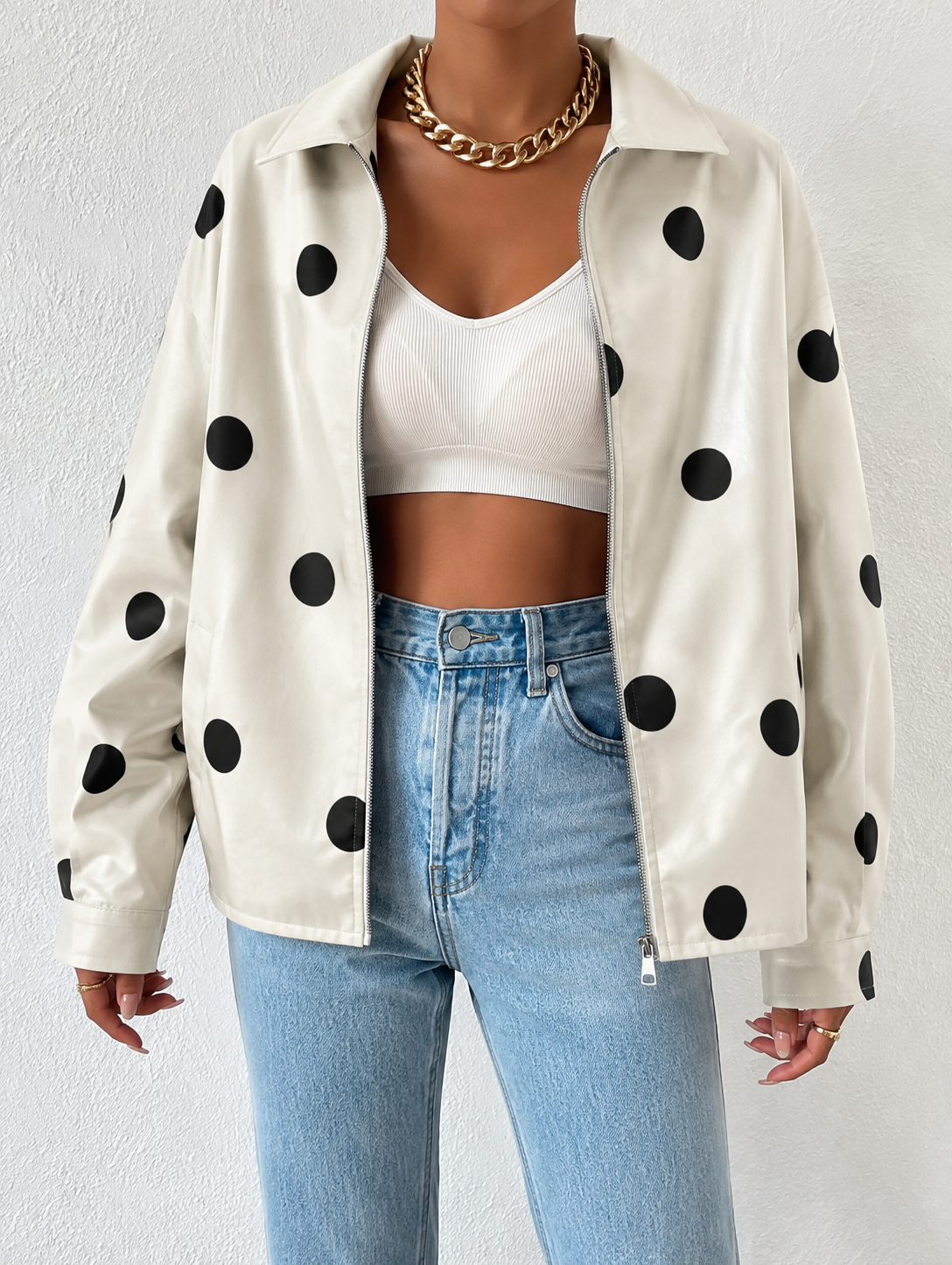 Women's Oversized Drop Shoulder Jacket